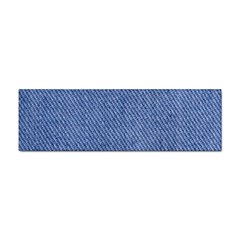 Blue Denim Texture Macro, Blue Denim Background, Jeans Background, Jeans Textures, Fabric Background Sticker Bumper (10 Pack) by nateshop