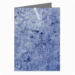 Blue Grunge Texture, Wall Texture, Blue Retro Background Greeting Cards (pkg Of 8) by nateshop