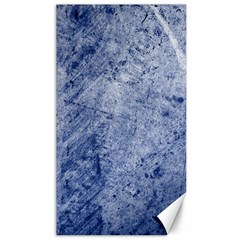 Blue Grunge Texture, Wall Texture, Blue Retro Background Canvas 40  X 72  by nateshop