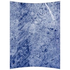 Blue Grunge Texture, Wall Texture, Blue Retro Background Back Support Cushion by nateshop