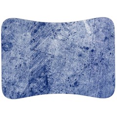 Blue Grunge Texture, Wall Texture, Blue Retro Background Velour Seat Head Rest Cushion by nateshop