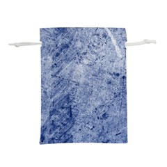 Blue Grunge Texture, Wall Texture, Blue Retro Background Lightweight Drawstring Pouch (s) by nateshop