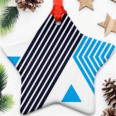 Blue Lines Background, Retro Backgrounds, Blue Ornament (star) by nateshop