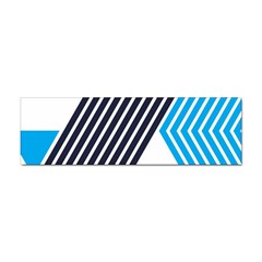 Blue Lines Background, Retro Backgrounds, Blue Sticker Bumper (100 Pack)