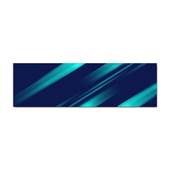 Blue Neon Lines, Blue Background, Abstract Background Sticker (bumper) by nateshop