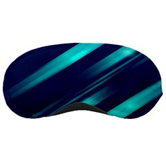 Blue Neon Lines, Blue Background, Abstract Background Sleep Mask by nateshop