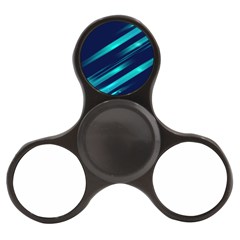 Blue Neon Lines, Blue Background, Abstract Background Finger Spinner by nateshop