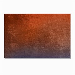 Orange To Blue, Abstract, Background, Blue, Orange, Postcard 4 x 6  (pkg Of 10) by nateshop