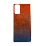 Orange To Blue, Abstract, Background, Blue, Orange, Samsung Galaxy Note 20 TPU UV Case Front