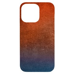 Orange To Blue, Abstract, Background, Blue, Orange, Iphone 14 Pro Max Black Uv Print Case by nateshop