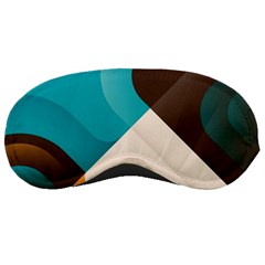 Retro Colored Abstraction Background, Creative Retro Sleep Mask by nateshop