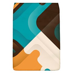 Retro Colored Abstraction Background, Creative Retro Removable Flap Cover (l) by nateshop