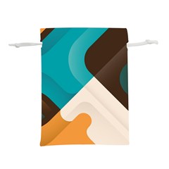 Retro Colored Abstraction Background, Creative Retro Lightweight Drawstring Pouch (m) by nateshop