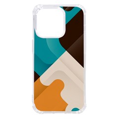 Retro Colored Abstraction Background, Creative Retro Iphone 14 Pro Tpu Uv Print Case by nateshop