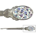 Retro Texture With Birds Letter Opener Front