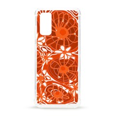 Mazipoodles Love Flowers - White Orange Too Samsung Galaxy S20 6 2 Inch Tpu Uv Case by Mazipoodles