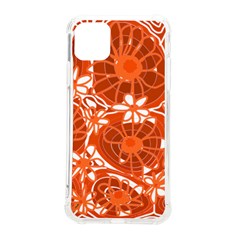 Mazipoodles Love Flowers - White Orange Too Iphone 11 Pro Max 6 5 Inch Tpu Uv Print Case by Mazipoodles