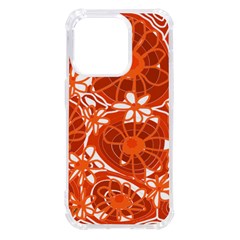 Mazipoodles Love Flowers - White Orange Too Iphone 14 Pro Tpu Uv Print Case by Mazipoodles