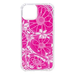 Mazipoodles Love Flowers - White Pink Too Iphone 14 Tpu Uv Print Case by Mazipoodles