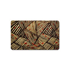 Abstract Geometric Pattern, Abstract Paper Backgrounds Magnet (name Card) by nateshop