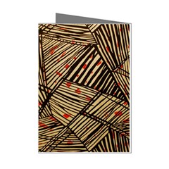 Abstract Geometric Pattern, Abstract Paper Backgrounds Mini Greeting Cards (pkg Of 8)