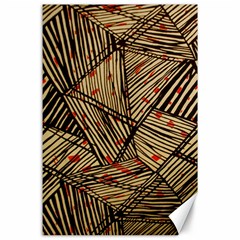 Abstract Geometric Pattern, Abstract Paper Backgrounds Canvas 24  X 36  by nateshop