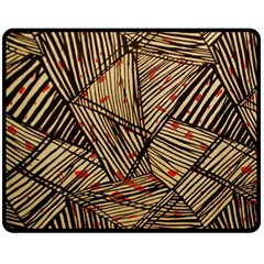 Abstract Geometric Pattern, Abstract Paper Backgrounds Two Sides Fleece Blanket (medium) by nateshop