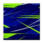 Abstract Lightings, Grunge Art, Geometric Backgrounds Tile Coaster Front