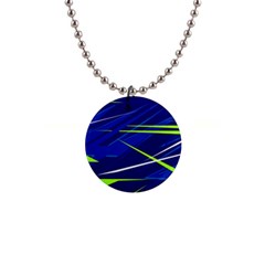 Abstract Lightings, Grunge Art, Geometric Backgrounds 1  Button Necklace