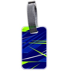 Abstract Lightings, Grunge Art, Geometric Backgrounds Luggage Tag (two Sides)