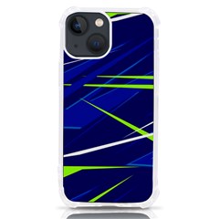 Abstract Lightings, Grunge Art, Geometric Backgrounds Iphone 13 Mini Tpu Uv Print Case by nateshop