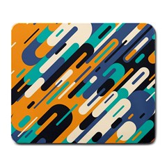 Abstract Rays, Material Design, Colorful Lines, Geometric Large Mousepad by nateshop