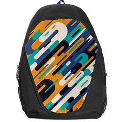 Abstract Rays, Material Design, Colorful Lines, Geometric Backpack Bag by nateshop