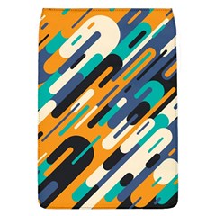 Abstract Rays, Material Design, Colorful Lines, Geometric Removable Flap Cover (l) by nateshop