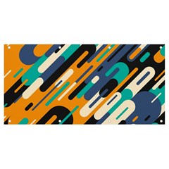 Abstract Rays, Material Design, Colorful Lines, Geometric Banner And Sign 8  X 4  by nateshop