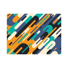 Abstract Rays, Material Design, Colorful Lines, Geometric Premium Plush Fleece Blanket (mini) by nateshop