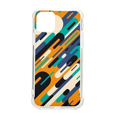 Abstract Rays, Material Design, Colorful Lines, Geometric Iphone 11 Pro 5 8 Inch Tpu Uv Print Case by nateshop