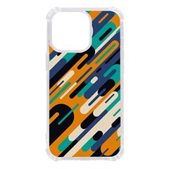 Abstract Rays, Material Design, Colorful Lines, Geometric Iphone 13 Pro Tpu Uv Print Case by nateshop