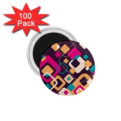 Colorful Abstract Background, Geometric Background 1 75  Magnets (100 Pack)  by nateshop