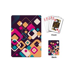 Colorful Abstract Background, Geometric Background Playing Cards Single Design (mini)