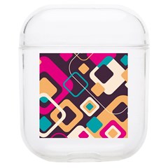 Colorful Abstract Background, Geometric Background Soft Tpu Airpods 1/2 Case by nateshop