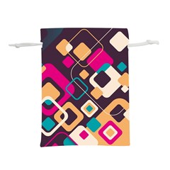 Colorful Abstract Background, Geometric Background Lightweight Drawstring Pouch (m) by nateshop