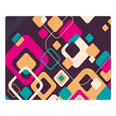 Colorful Abstract Background, Geometric Background Premium Plush Fleece Blanket (large) by nateshop