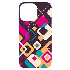 Colorful Abstract Background, Geometric Background Iphone 14 Pro Max Black Uv Print Case by nateshop