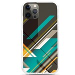 Material Design, Lines, Retro Abstract Art, Geometry iPhone 12 Pro max TPU UV Print Case Front