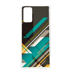 Material Design, Lines, Retro Abstract Art, Geometry Samsung Galaxy Note 20 Tpu Uv Case by nateshop