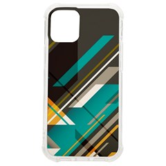 Material Design, Lines, Retro Abstract Art, Geometry Iphone 12 Mini Tpu Uv Print Case	 by nateshop