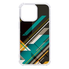 Material Design, Lines, Retro Abstract Art, Geometry Iphone 13 Pro Tpu Uv Print Case by nateshop