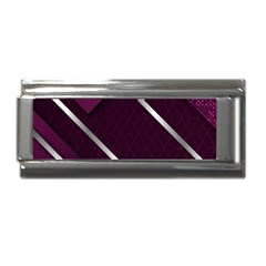 Purple Abstract Background, Luxury Purple Background Superlink Italian Charm (9mm) by nateshop