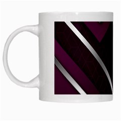 Purple Abstract Background, Luxury Purple Background White Mug by nateshop